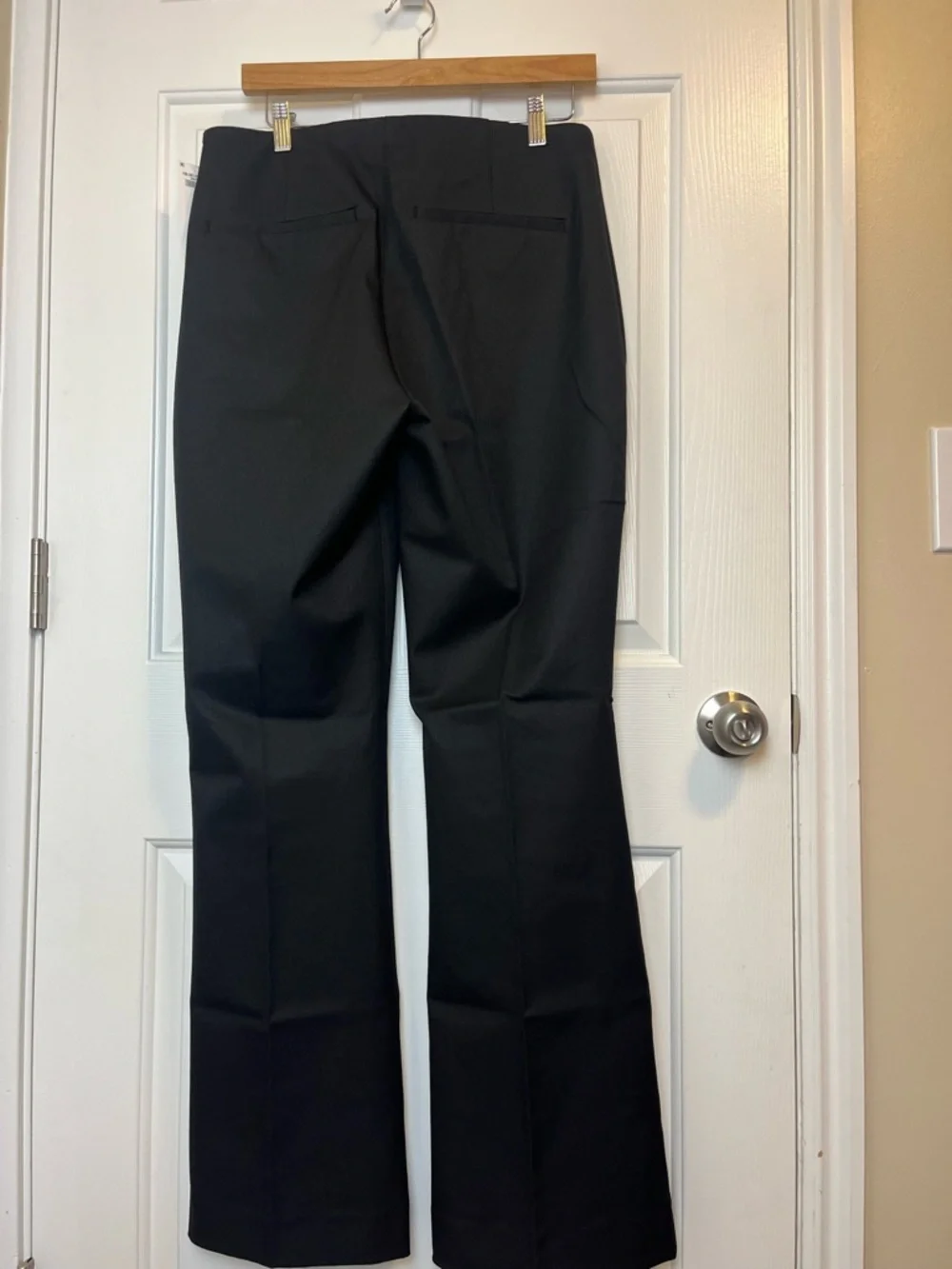 NWT Abercrombie & Fitch Curve Love Women's Black High-Waisted Boot Cut Pants - Picture 8 of 11